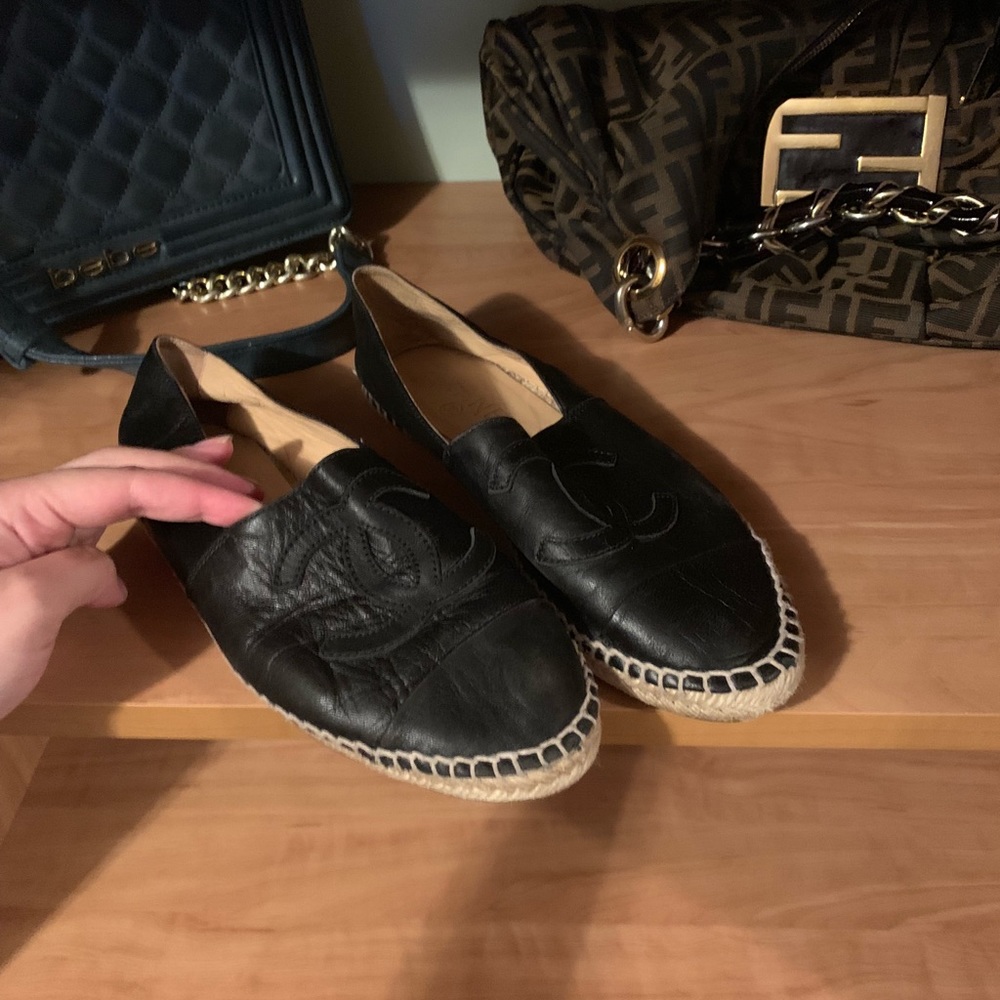 CHANEL ESPADRILLES - LIKE NEW!